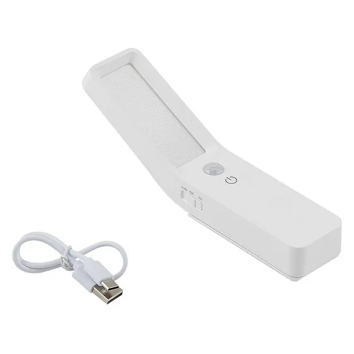 Lindby Wandleuchte Taska - L x B x H: 2,8 x 4 x 18 cm, weiß / opal, weiß / opal