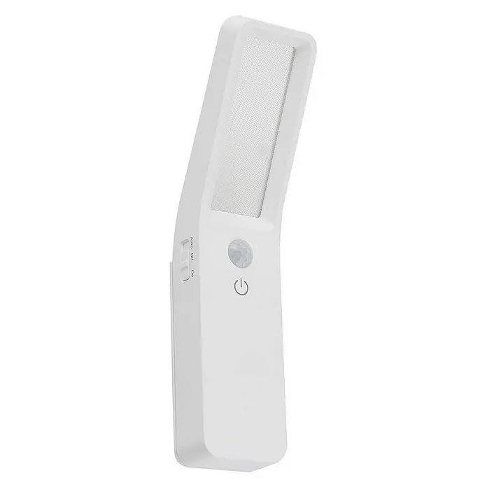 Lindby Wandleuchte Taska - L x B x H: 2,8 x 4 x 18 cm, weiß / opal, weiß / opal