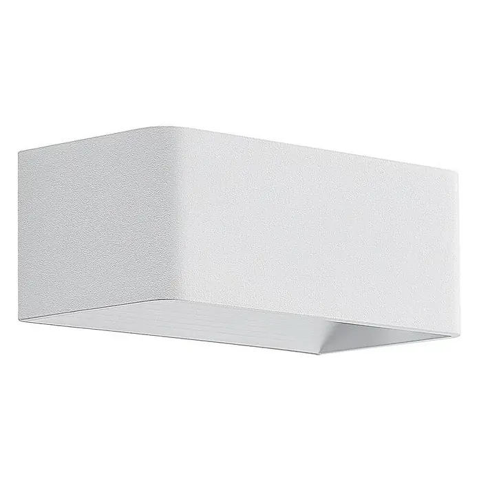 Arcchio Wandleuchte Karam - L x B x H: 10 x 20 x 8 cm, weiß / opal, weiß / opal