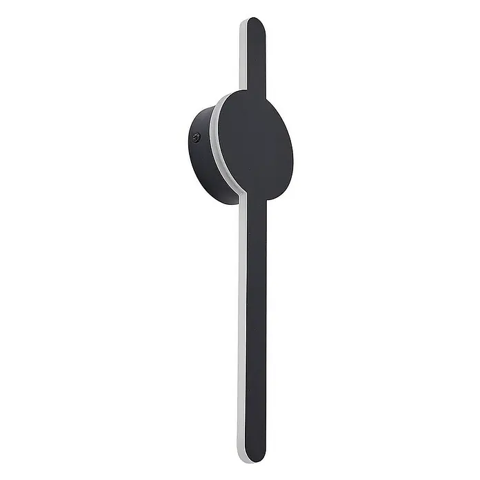 Lindby Wandleuchte Borian - L x B x H: 4 x 10 x 40 cm, schwarz