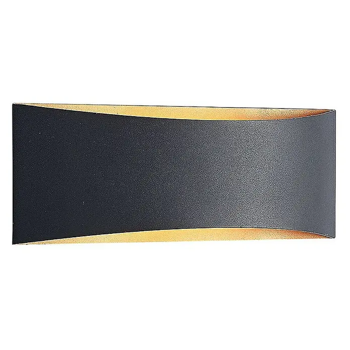 Arcchio Wandleuchte Jelle - L x B x H: 7 x 27 x 9 cm, schwarz, schwarz