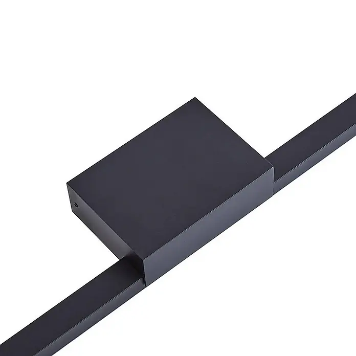 Lucande Wandleuchte Kivana - L x B x H: 8 x 120 x 3,6 cm, schwarz, schwarz