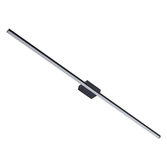Lucande Wandleuchte Kivana - L x B x H: 8 x 120 x 3,6 cm, schwarz, schwarz