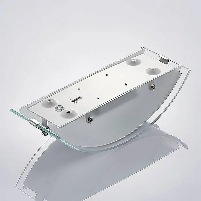 Lindby Wandleuchte Zinka - L x B x H: 7,5 x 25 x 10 cm, weiß / opal