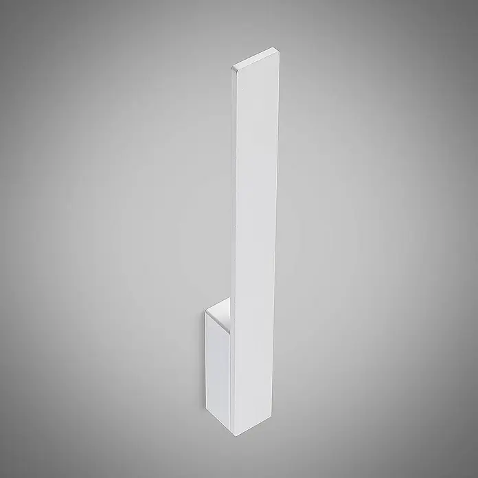 Arcchio Wandleuchte Ivano - L x B x H: 4,4 x 4,4 x 42,5 cm, weiß / opal, weiß / opal