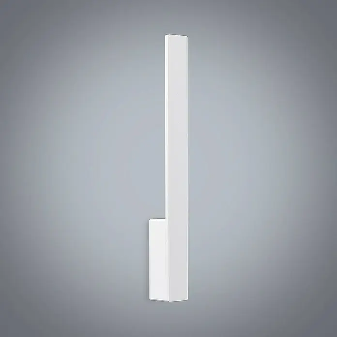 Arcchio Wandleuchte Ivano - L x B x H: 4,4 x 4,4 x 42,5 cm, weiß / opal, weiß / opal