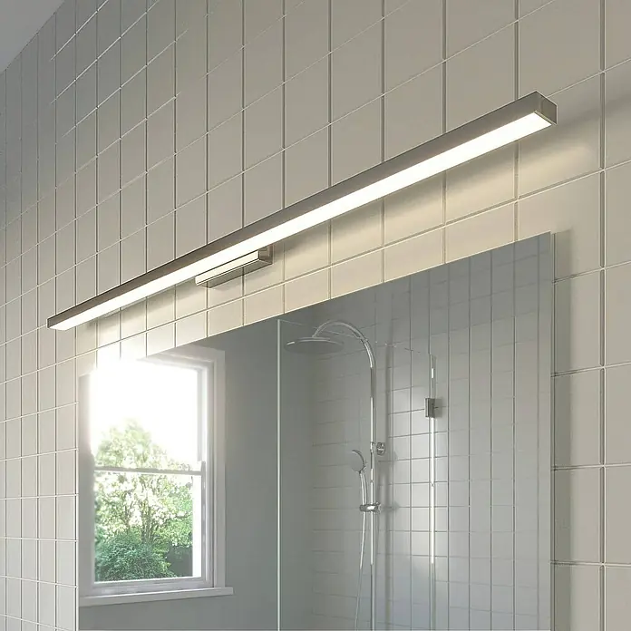 Lindby Wandleuchte Alenia - L x B x H: 7 x 120 x 5 cm, chrom / silber