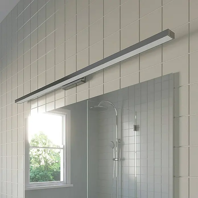 Lindby Wandleuchte Alenia - L x B x H: 7 x 120 x 5 cm, chrom / silber