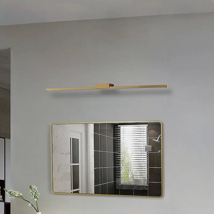 Lucande Wandleuchte Kivana - L x B x H: 8 x 90 x 3,6 cm, kupfer, kupfer