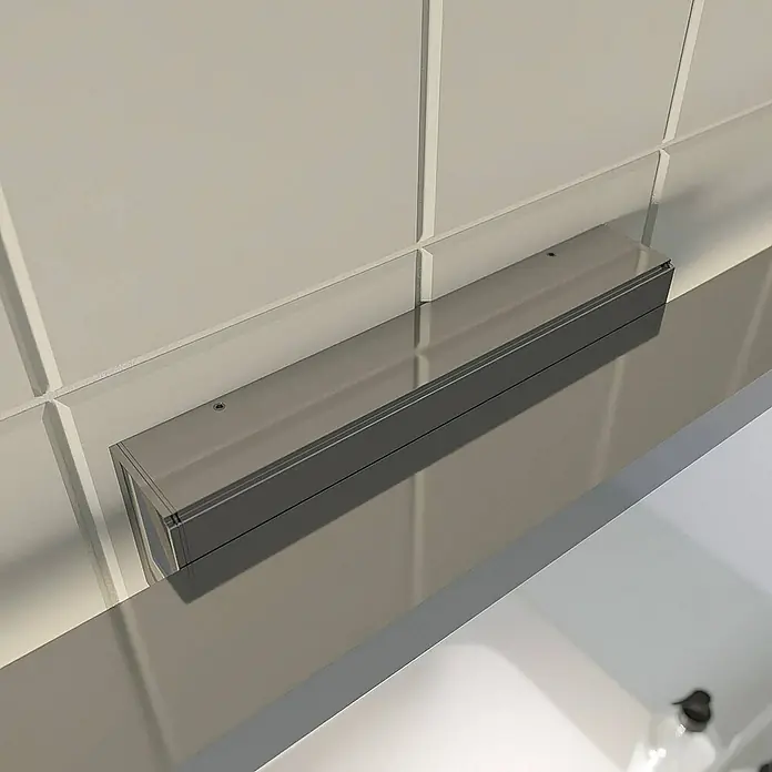 Lindby Wandleuchte Alenia - L x B x H: 7 x 120 x 5 cm, chrom / silber