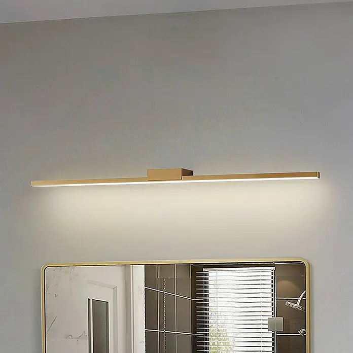 Lucande Wandleuchte Kivana - L x B x H: 8 x 90 x 3,6 cm, kupfer, kupfer