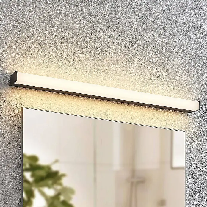 Lindby Wandleuchte Ulisan - L x B x H: 7,8 x 88,8 x 4 cm, schwarz