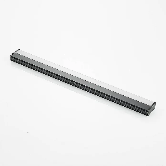 Lindby Wandleuchte Ulisan - L x B x H: 7,8 x 88,8 x 4 cm, schwarz