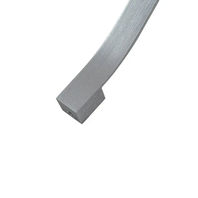Lindby Wandleuchte Alvon - L x B x H: 9 x 3 x 50 cm, alu / grau / zink