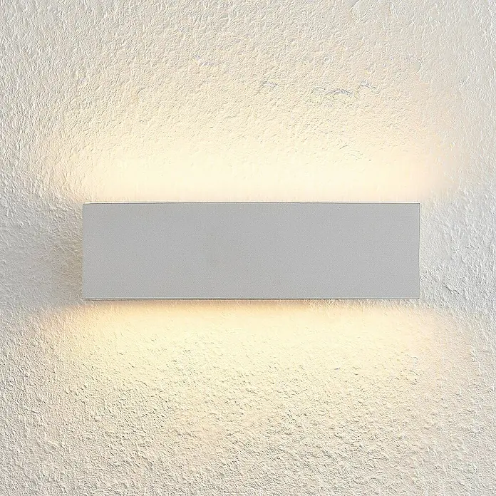 Lindby Wandleuchte Ignazia - weiß / opal, weiß / opal