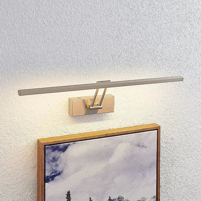Lucande Wandleuchte Thibaud - alu / grau / zink