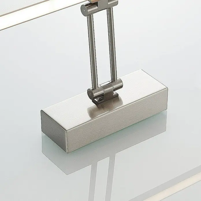 Lucande Wandleuchte Thibaud - alu / grau / zink