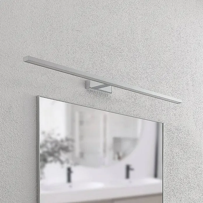 Lindby Wandleuchte Jukka - L x B x H: 15 x 120 x 5 cm, chrom / silber