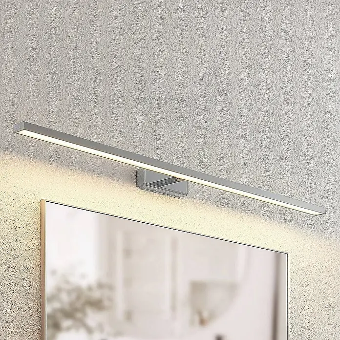 Lindby Wandleuchte Jukka - L x B x H: 15 x 120 x 5 cm, chrom / silber