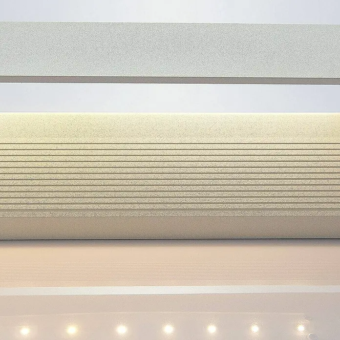 Lindby Wandleuchte Lonisa - L x B x H: 10 x 53 x 8 cm, weiß / opal, weiß / opal