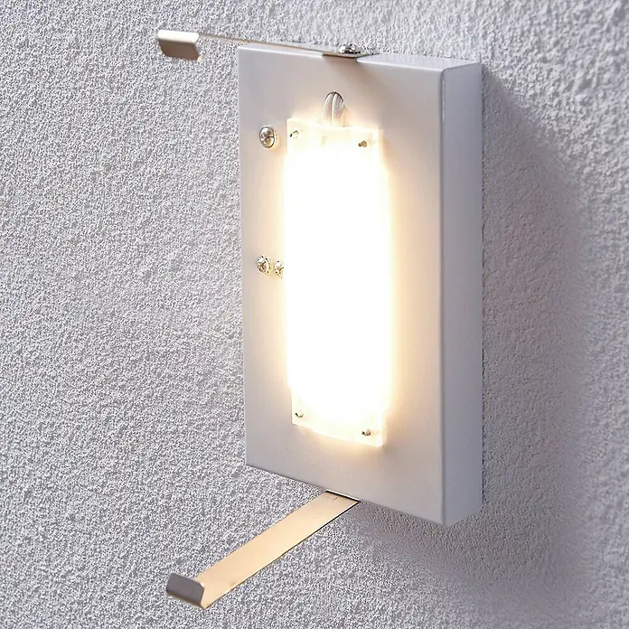 Lindby Wandleuchte Helmi - weiß / opal