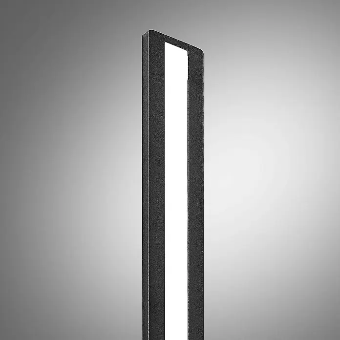Arcchio Wandleuchte Ivano - L x B x H: 4,4 x 4,4 x 42,5 cm, schwarz, schwarz