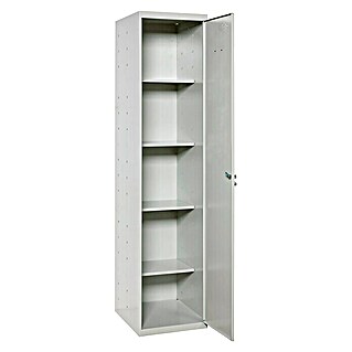 Simonrack Simonlocker Armario Cabinet (L x An x Al: 40 x 40 x 180 cm, Gris, Número de puertas: 1 ud., Completamente montado)