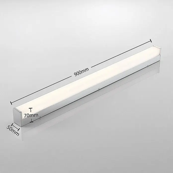 Lindby Wandleuchte Klea - chrom / silber