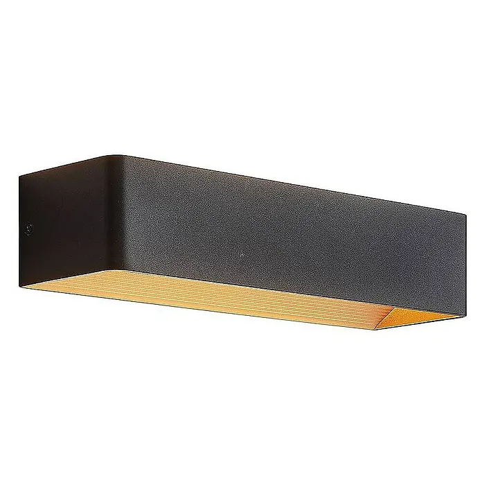 Arcchio Wandleuchte Karam - schwarz, schwarz