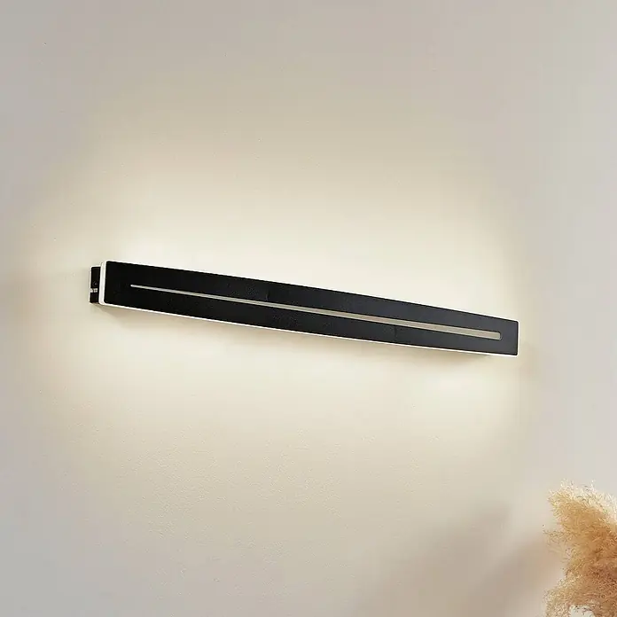 Lindby Wandleuchte Benario - schwarz