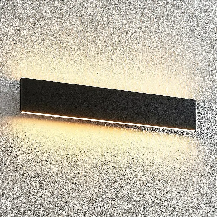 Lindby Wandleuchte Ignazia - schwarz, schwarz