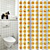 Venus Cortina de baño textil Emoticonos 