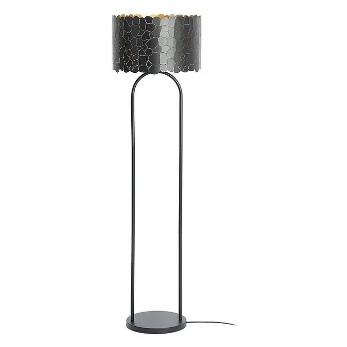 Lindby Stehleuchte Aralena - Höhe: 143,5 cm, schwarz, schwarz, E27