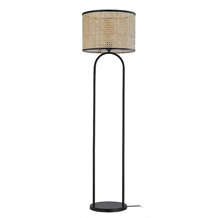 Lindby Stehleuchte Yaelle - Holz hell, E27