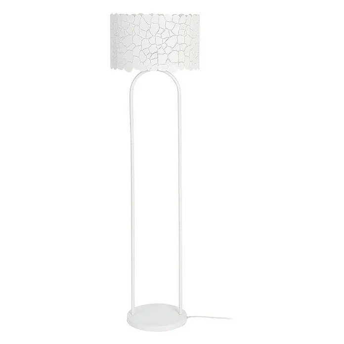 Lindby Stehleuchte Aralena - Höhe: 143,5 cm, weiß / opal, weiß / opal, E27