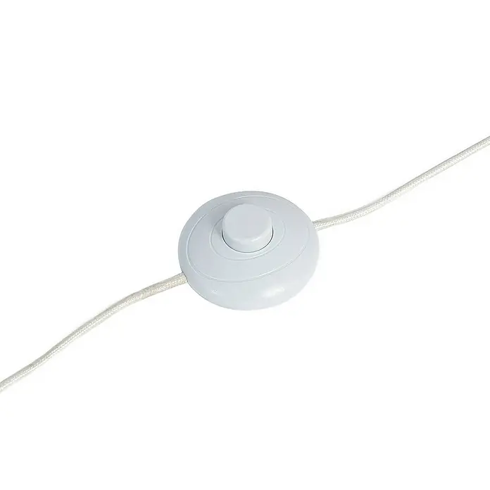 Lindby Stehleuchte Aralena - Höhe: 143,5 cm, weiß / opal, weiß / opal, E27