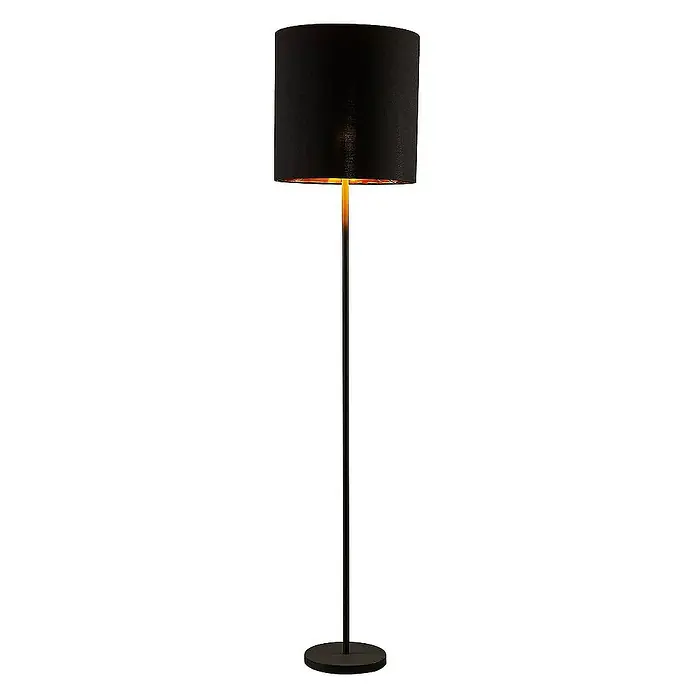 Lindby Stehleuchte Nymar - schwarz, schwarz, E27
