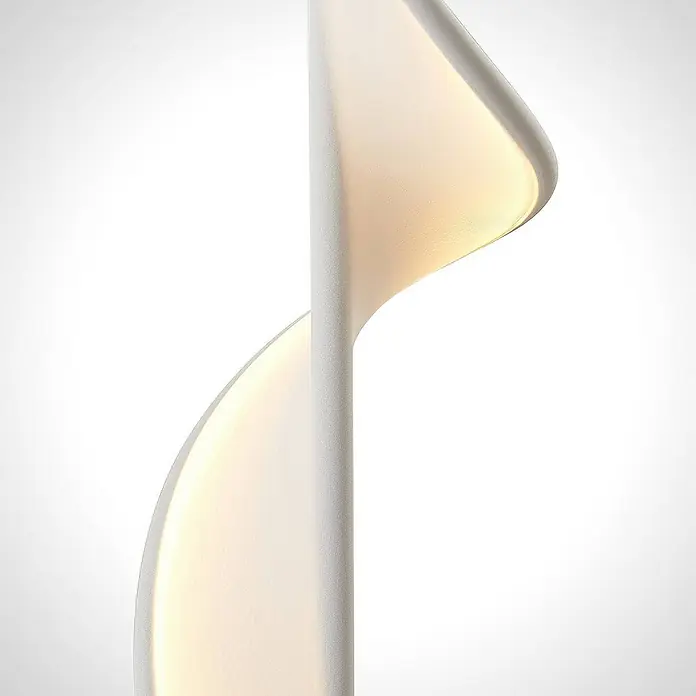 Lucande Stehleuchte Edano - Höhe: 154 cm, weiß / opal
