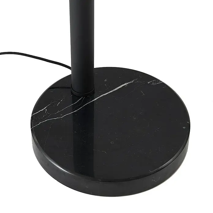 Lindby Stehleuchte Braccio - Höhe: 204,5 cm, schwarz, alu / grau / zink, E27