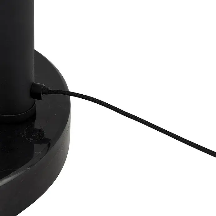 Lindby Stehleuchte Braccio - Höhe: 204,5 cm, schwarz, alu / grau / zink, E27