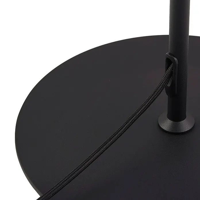 Lindby Stehleuchte Edion - Höhe: 145 cm, schwarz, schwarz, E27