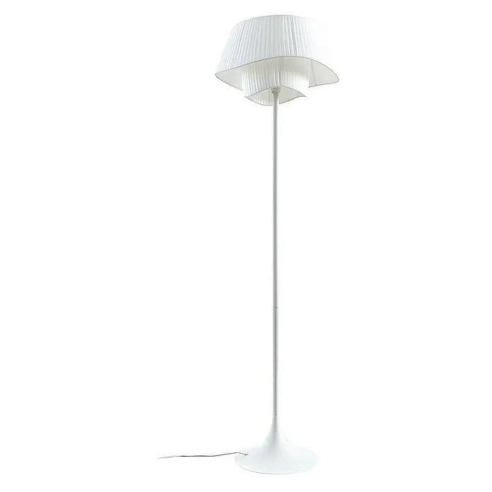 Lindby Stehleuchte Eryndor - Höhe: 159,5 cm, weiß / opal, weiß / opal, E27