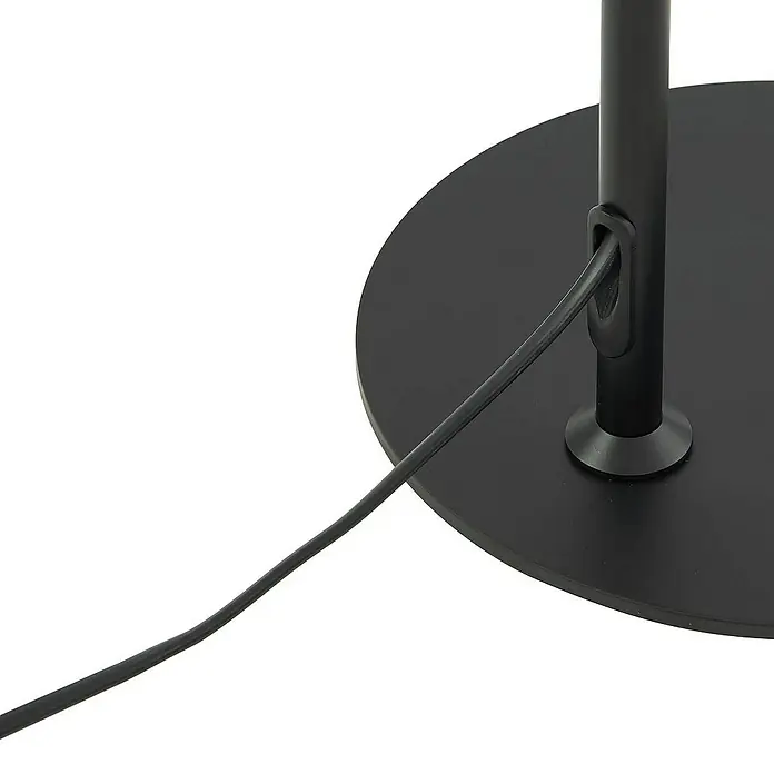 Lindby Stehleuchte Adrik - Höhe: 141 cm, schwarz, schwarz, E27