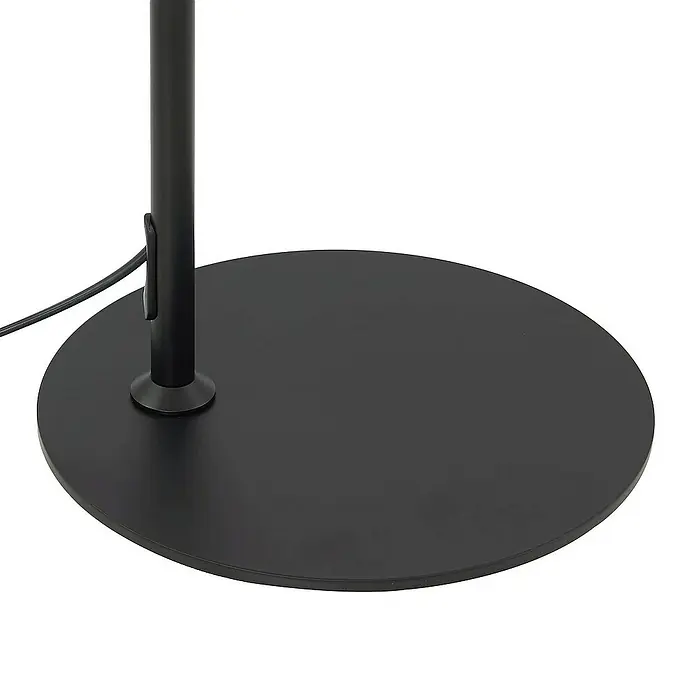 Lindby Stehleuchte Adrik - Höhe: 141 cm, schwarz, schwarz, E27