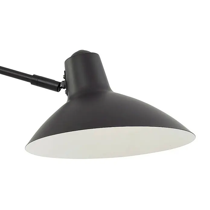 Lindby Stehleuchte Adrik - Höhe: 141 cm, schwarz, schwarz, E27
