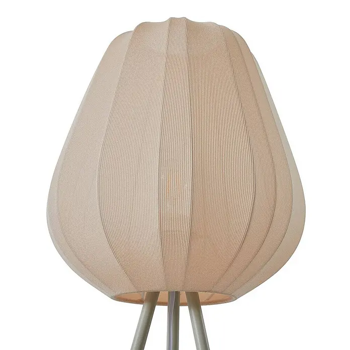 Lindby Stehleuchte Helin - creme / amber, creme / amber, E27