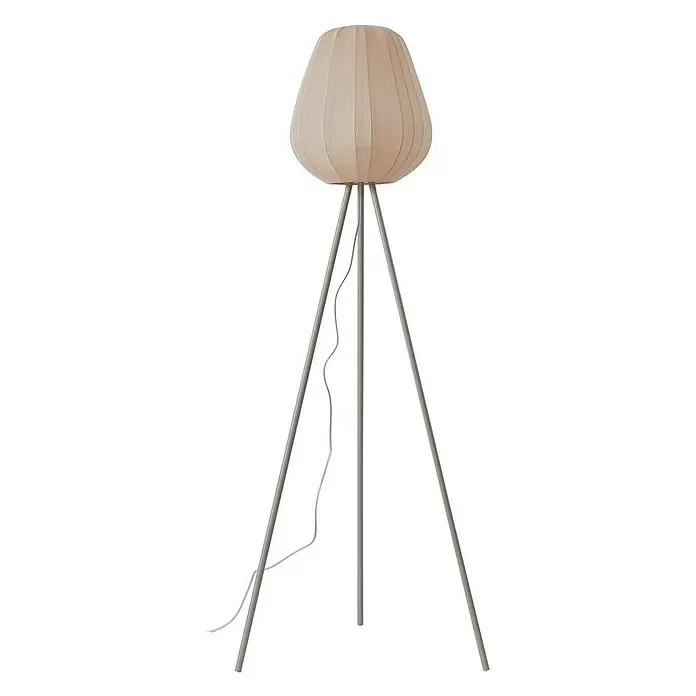 Lindby Stehleuchte Helin - creme / amber, creme / amber, E27