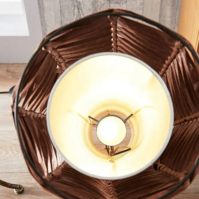 Lindby Stehleuchte Joas - Höhe: 110 cm, braun / rost, E27