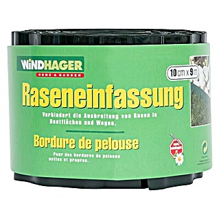 Windhager Rubna traka za travnjak (Zelene boje, D x V: 9 m x 15 cm, Plastika)