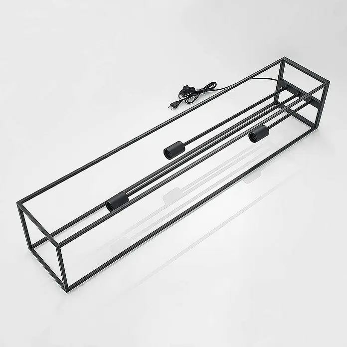Lindby Stehleuchte Krisha - Höhe: 120 cm, schwarz, E27